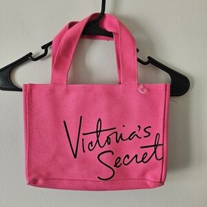 Victoria's secret hot pink mini tote bag